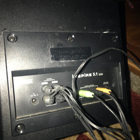 Creative Inspire 5.1 5200 Surround Computer Speakers 5-piece - Picture 4 of 4